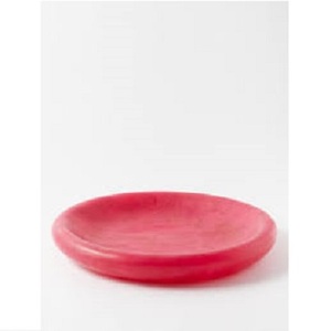 Moderna Ensaladera de Resina Roja Estilo Americano, Ecológica, Apta para Lavavajillas, Apilable, para Fiestas, Plato para Servir Comida en Casa - Product Image 3