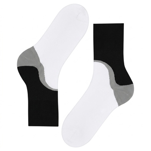 Wholesale <b>Men's</b> Crew <b>Socks</b> White Black Gray Knitted Breathable Sport Style Summer Wear - Product Image 4