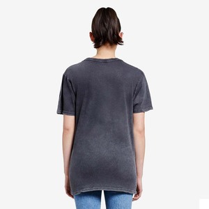 T-shirt pour homme à col roulé uni, imprimé en sérigraphie, formel, respirant, écologique, 100% coton, coupe ample - Product Image 3