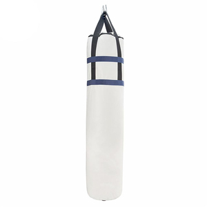 Saco de boxeo de cuero para entrenamiento, fitness, ejercicio, gimnasio, saco de arena pesado y largo, de pie, para patadas y golpes. - Product Image 1