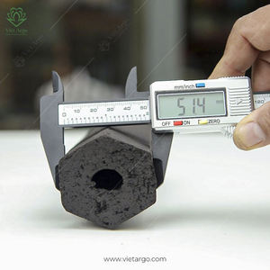 Hexagon <b>Coconut</b> <b>Shell</b> Charcoal BBQ Black Charcoal Hookah Custom Packaging Machine Press <b>Coconut</b> Charcoal Briquette Hardwood Coal - Product Image 1