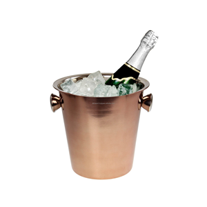 Cubo de hielo de acero inoxidable de metal único personalizado con mango o enfriador de champán para Bar en casa y fiestas al aire libre - Product Image 5