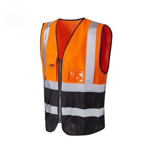 <b>Construction</b> Uniform <b>Work</b> Reflective Clothing High Visibility Reflective Safety Vest <b>Jacket</b> Industrial Security Vest With Logo - Product Image 3