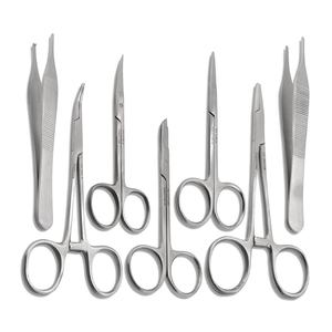 ชุดกรรไกรกรรไกรกรรไกรคีมหนีบกระดูกชุดเข็ม7ชิ้นสำหรับการฝึกอบรมการศึกษาและขั้นตอนทางการแพทย์ครบชุดชุดผ่าตัด - Product Image 6