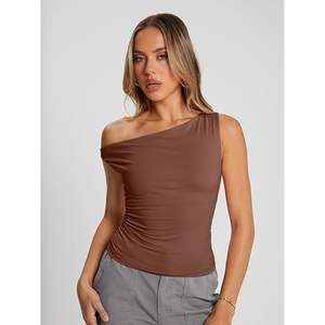 Top Corto Personalizado de Verano 2025 para Mujer, Top Corto sin Hombros Estilo Reina, Atuendo Moderno para Salir de Fiesta, Atuendo de Primavera - Product Image 4