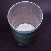 Sac de protection pour fût en LDPE sans additifs, jetable, transparent, à soufflet de fond (qualité alimentaire) Marque ASO