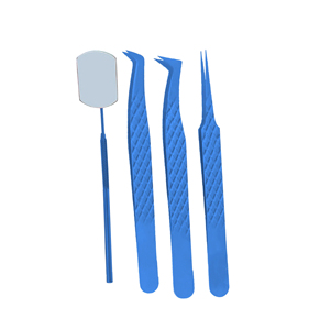 Wholesale High Quality Stainless Steel Long-Handle Eyelash Extension Mirror Custom Logo/Color Reusable Magnifying False Eyelash - Product Image 1