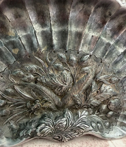 Plateau en forme de coquille en argent antique, sculpté botaniquement, en métal, pour bijoux et objets, fournisseur de décoration d'intérieur de luxe, directement de l'usine - Product Image 6
