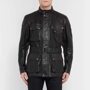 <b>Mens</b> High Quality Genuine Leather <b>Jacket</b> <b>Winter</b> <b>Warm</b> Windproof Waterproof Breathable - Product Image 4