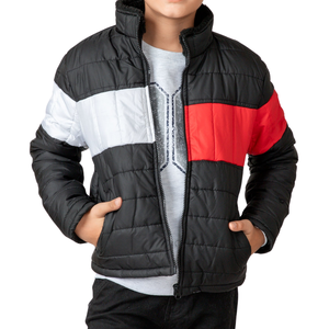 Chaqueta Acolchada para Niños, Abrigo Ligero con Capucha, Relleno 100% Poliéster, Cierre de Cremallera, Diseño Estampado, Color Personalizado - Product Image 2