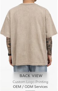 เสื้อยืดโอเวอร์ไซส์ผ้าถักพิมพ์ลายกราฟิกโป๊กเกอร์ด้านหน้าแบบสั่งทำพิเศษ สไตล์วินเทจ ลุคสตรีทแวร์  พร้อมพื้นที่ว่างสำหรับสกรีนลายตามสั่ง - Product Image 6