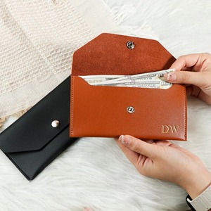 Nostalgic Look Luxury Genuine Leather <b>Wallet</b> Portable Long <b>Envelope</b> <b>Cash</b> Envelop Water Resistant Handmade Elegant Coin Purse - Product Image 1