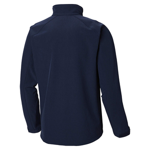OEM Lightweight <b>Men</b>_s Softshell <b>Jacket</b> Custom Design High Neck Zip-up Street Style Windproof Waterproof <b>Long</b> Length Front Logo - Product Image 2