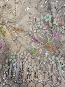 High Quality Embroidered Net <b>Polyester</b> <b>Fabric</b> for Luxury Dresses Bridal Gowns Home Decor Fashion Accessories and Crafting - Product Image 5