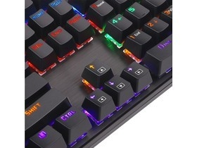Teclado mecánico para juegos Redragon K208, teclado USB con cable de 104 teclas con retroiluminación arcoíris, anti-ghosting completo, interruptor azul - Product Image 5