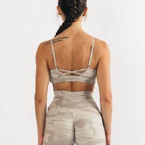 Women Sports <b>Bra</b> Quick Dry High Support Yoga Fitness Workout <b>Stretch</b> Cotton Seamless Pullover Top - Product Image 3