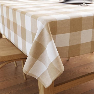 Exporter Quality Customized Outdoor Picnic Table Cloth Embroidered <b>Tablecloth</b> with Private Logo - Product Image 2