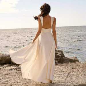 Nuevo Vestido Largo de Primavera con Diseño Elegante y Dulce, Blanco, Ajustado, con Tirantes, Sin Mangas, Falda de Encaje, Cintura y Laterales Ajustados - Product Image 6