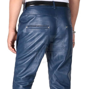 Pantalones de Cuero para Hombre de Último Diseño y Alta Calidad, Venta al Por Mayor, Diseña Tu Propio Logotipo - Product Image 3