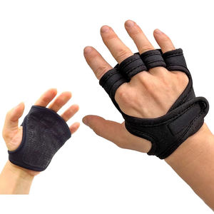 Gants de sport d'été transfrontaliers pour hommes et femmes, respirants, demi-doigts, antidérapants, imperméables, prévention des callosités, sans doigts - Product Image 5