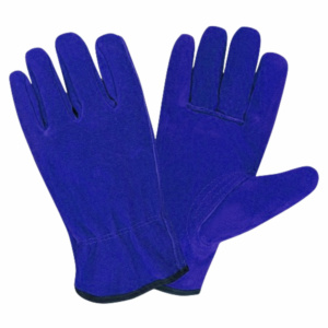 High Performance Heavy Duty Cowhide Split Leather Driving <b>Gloves</b> General Purpose Flexible Anti-static Abrasion Resistant - Product Image 3