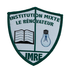 Écussons tissés personnalisés écologiques à coudre, motifs cœurs et fleurs alphabet pour chapeaux et chasse, en tissu toile couleur personnalisée - Product Image 4