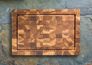 Planche à découper rectangulaire en bois Ha Le, antidérapante, pour la cuisine - Product Image 2