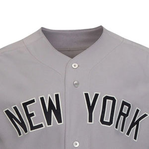 Maillot de baseball en gros, impression de logo personnalisé, OEM, maille respirante, séchage rapide, uniforme d'équipe, manches courtes, grande taille - Product Image 3