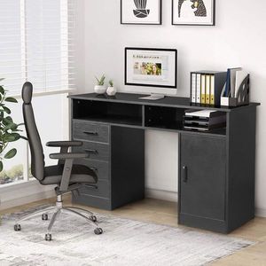 Modern P2 15MM Chipboard Computer Desk General Style in White - Product Image 2