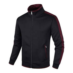Ensemble de survêtement décontracté pour homme, veste et pantalon de sport à manches longues, fermeture éclair intégrale, pour la course à pied et le jogging, confortable - Product Image 6