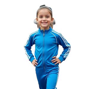 High Quality Children's Sports Uniform <b>Set</b> Football Sweatshirt Tracksuit for <b>Boys</b> Girls Customized Cotton Polyester Quick Dry - Product Image 3