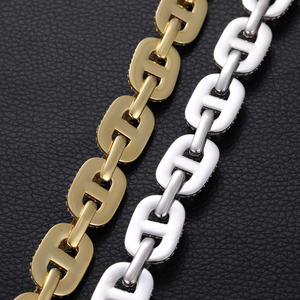 Bracelet cubain en moissanite pour homme, en argent 925, style hip-hop, avec fermoir boîte, bijou de luxe léger - Product Image 6