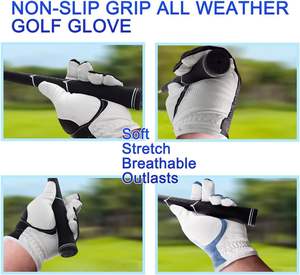 Gant de golf pour homme gaucher, nouveau cuir synthétique japonais, résistant, flexible, respirant, s'adapte bien, durable - Product Image 3