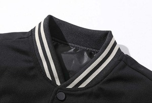 Baseball Varsity Jacket <b>Mens</b> Wool Bomber Style College Letterman Outerwear With Custom Logo For Teamwear - Product Image 4