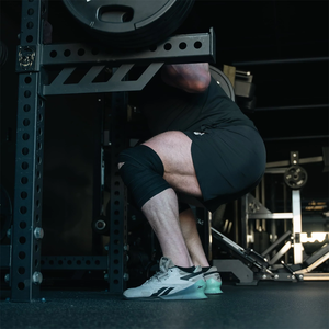 Heavy Duty <b>Knee</b> Wraps Hook Loop Closure Non-Slip Elastic <b>Compression</b> <b>Support</b> for Powerlifting Squat Deadlift Weightlifting - Product Image 2
