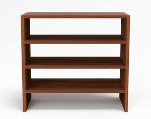 Wooden 3-Tier Minimalist Waterproof <b>Shoe</b> Rack Freestanding Entryway Storage Shelf for Home - Product Image 1