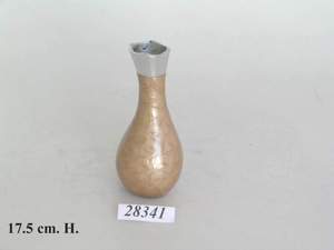 <b>Mirrored</b> polish hammer bottle shape Home Decor Metal Flower Pot Vase,metal hammer vase, <b>Mirrored</b> Floor vase - Product Image 3