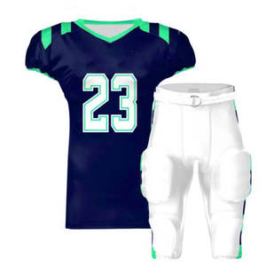 Ensemble d'uniformes de football américain, vêtements de sport respirants à séchage rapide, disponibles en différents styles, uniforme de football américain - Product Image 4