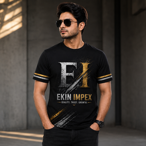 Camiseta con Estampado Gráfico Personalizado para Hombre, Camiseta de Algodón Estilo Urbano, Camiseta Negra Informal de Moda, Camiseta Extra Grande - Product Image 3