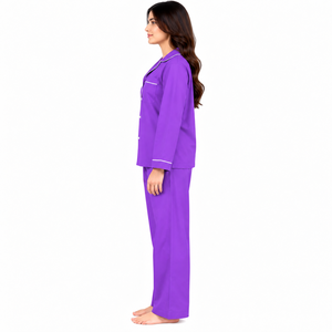 Conjunto de Pijama para Mujer al por Mayor, Ropa de Dormir Suave con Botones, Ropa de Casa Cómoda, Proveedor de Ropa - Product Image 6