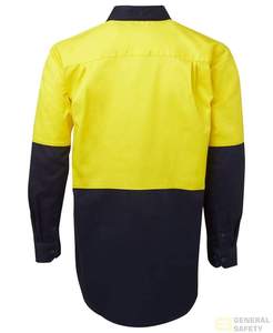 Camisa de Trabajo Transpirable de Polialgodón para Protección y Seguridad del Fabricante, Camisas de Vestir para Guardias de Seguridad, Alta Visibilidad - Product Image 6
