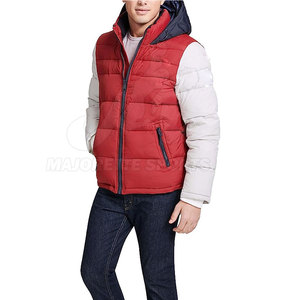 Vestes matelassées épaisses pour hommes au design élégant, col montant, chaudes, stylées et confortables pour le sport - Product Image 6