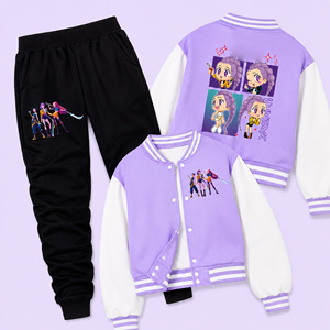 Custom Varsity <b>Jacket</b> Set <b>Jacket</b> Pants | Oversized Streetwear Letterman <b>Jacket</b> & Jogger Set | OEM Clothing Manufacturer - Product Image 1