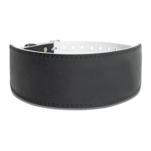 Heavy duty leather gym belt weightlifting waist support bodybuilding powerlifting fitness training durable adjustable design - Product Image 3