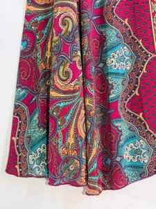 Beautiful Women Silk Skirt Beach wear <b>Sweet</b> Relaxible Refron Skirt Dress Vintage Style Silk Refron Dress - Product Image 3
