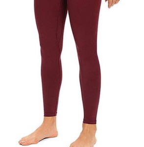 Leggings de sport et de fitness taille haute en coton 100% tricoté, respirant, écoresponsable et durable - Product Image 2