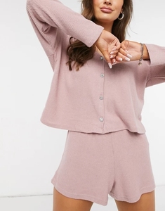 Cardigan en tricot pour femme, col en V, manches longues, boutons sur le devant, couleur unie, décontracté, pour le printemps, 100% coton, poids moyen, coupe classique - Product Image 4