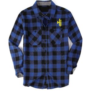 Chemise en flanelle pour homme, style streetwear urbain, douce, isolante, chaude, à carreaux, manches longues, chemise en coton de créateur - Product Image 1