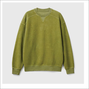 เสื้อสเวตเชิ้ตผู้ชายทรงโอเวอร์ไซส์ ผ้าฝ้าย ปักลายตามสั่ง คอกลม ระบายอากาศได้ดี สวมใส่สบาย - Product Image 2