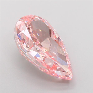 Diamant rose de 7 carats, taille poire, éblouissant, rare, de couleur fantaisie, brillant, diamant brut pour un chef-d'œuvre de joaillerie de luxe sur mesure - Product Image 2